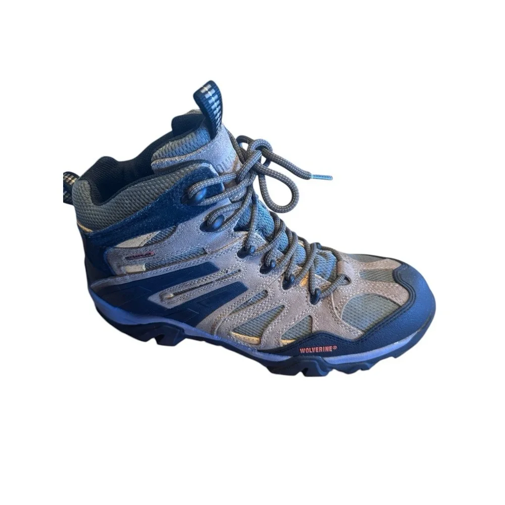 Wolverine Men's Sz 12 Wilderness Waterproof Mesh Suede Hiking Work Hunting Boots